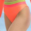 Online * Maaji Good Quality Fandango Suzy V High Rise/High Leg Bikini Bottom Orange