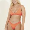 Online * Maaji Free Delivery Orange Poppy Sublimity Classic Bikini Bottom