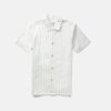 Online * Rhythm. Hot Selling Linen Stripe Ss Shirt Natural