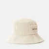 Best * Rip Curl Large Choice Revival Cord Bucket Hat Off White