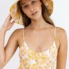 New * Rhythm. Best-Selling Mimosa Floral Bucket Hat Ivory