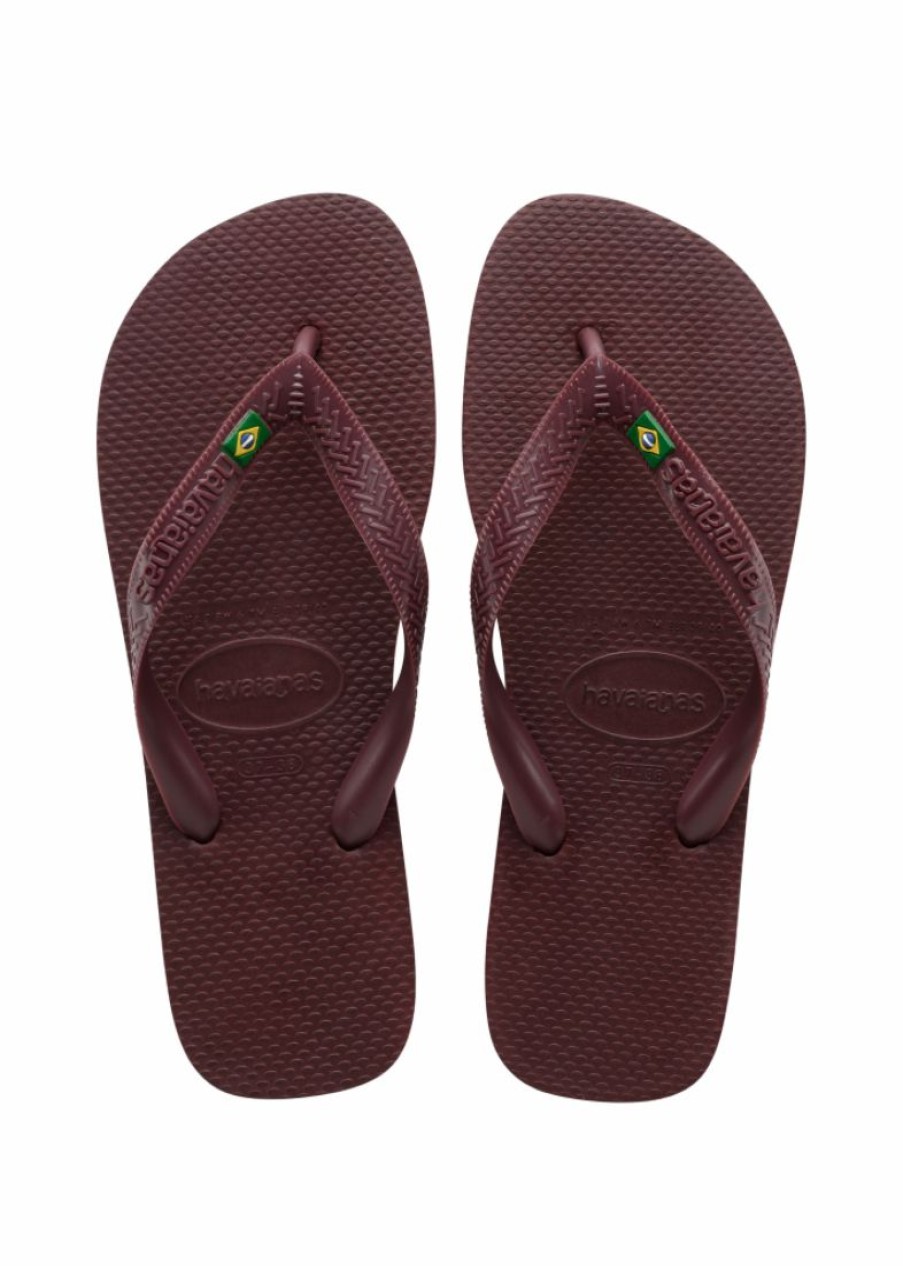 Online * Havaianas Online Discount Brazil Flip Flop Grape Wine