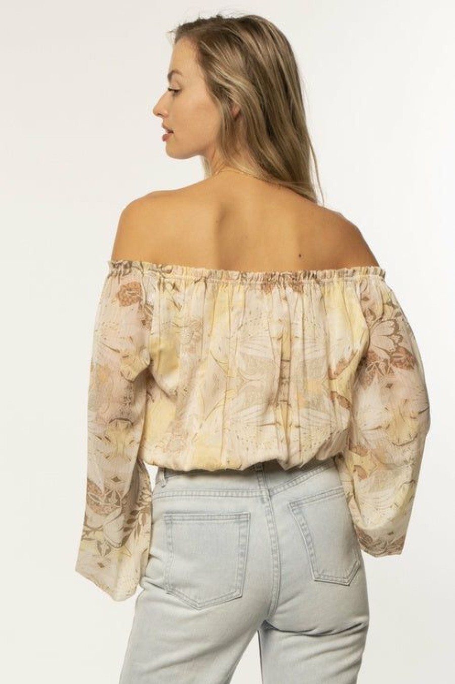 Best * Amuse Sale Online Yasmin Ls Woven Top Desert Mist