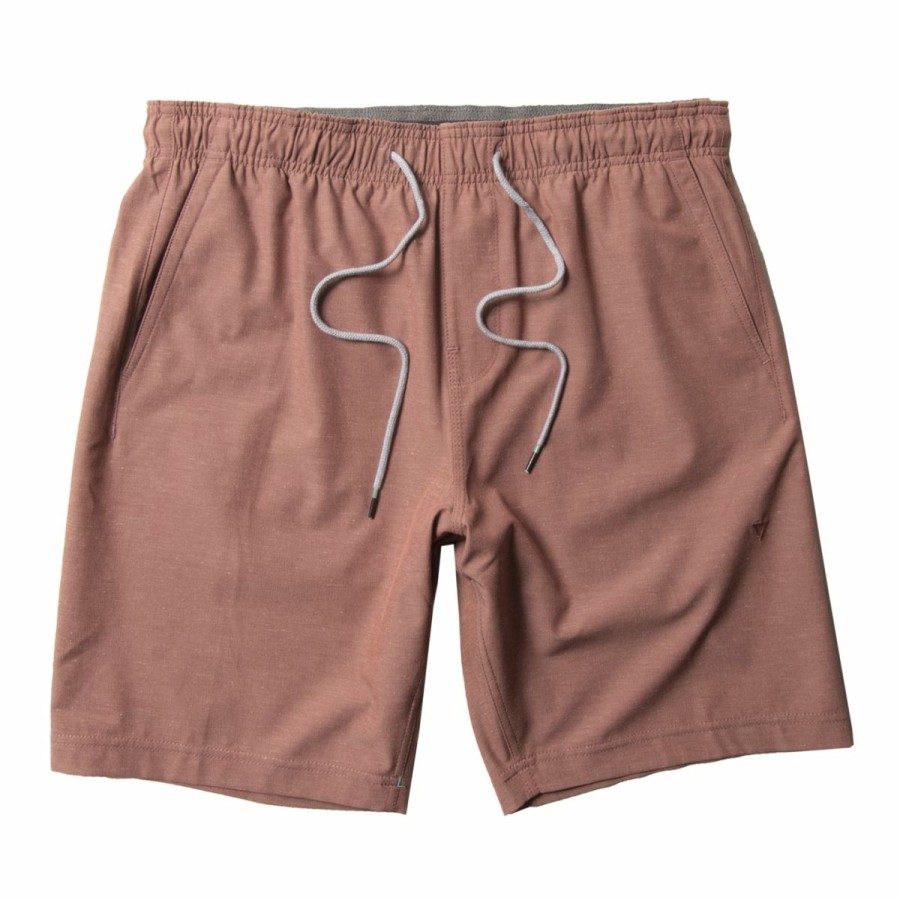 Hot * Vissla Hot Sell Hemp No See Ums Elastic 18.5 Walkshort Brick