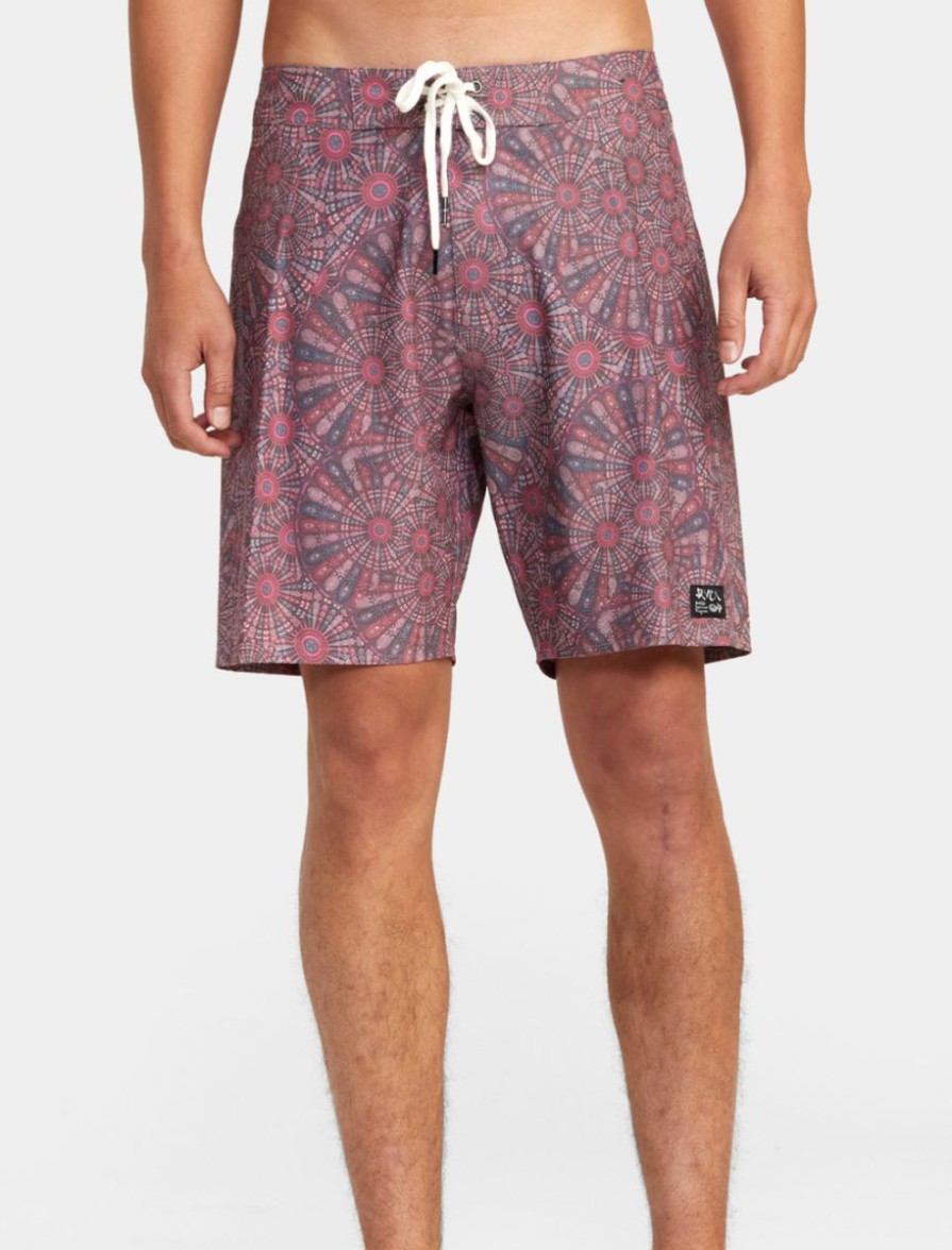 Clearance * Rvca 100% Guarantee Kb Psilocin Boardshort Rsc0