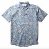 Online * Vissla Online Discount Piha Eco Ss Shirt Stone Blue