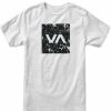 Best * Rvca Best Quality Va Box Fill Short Sleeve Tee White