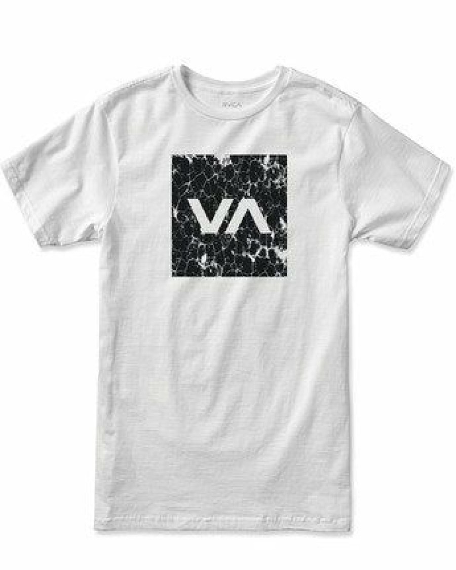 Best * Rvca Best Quality Va Box Fill Short Sleeve Tee White