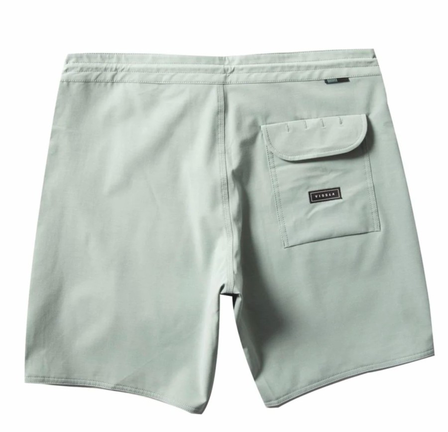 Clearance * Vissla Unique Solid Sets 18.5 Boardshort Aloe