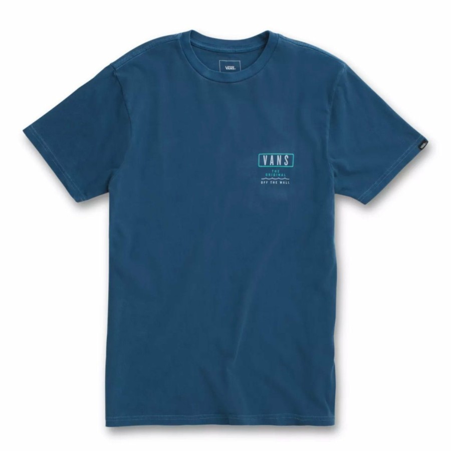 Best * Vans 100% Guarantee Triangle Shaper Tee Dress Blues