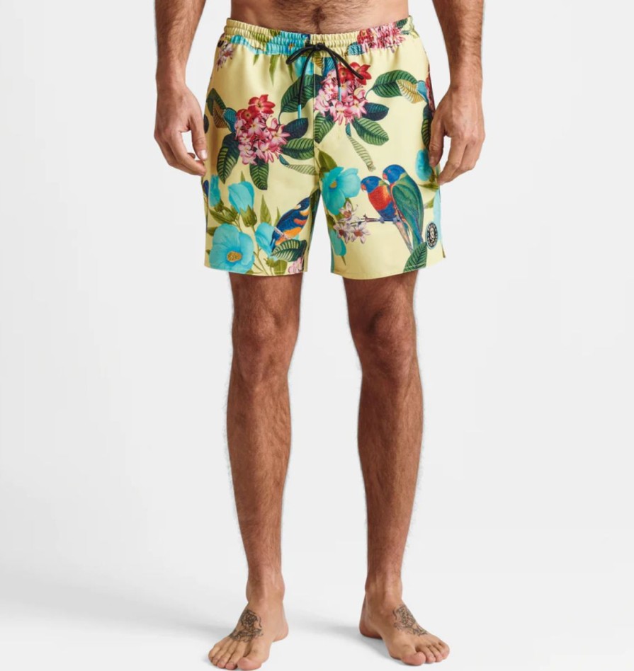 Hot * Roark Less Expensive Shorey Boardshorts 16 Manu Floral Lime