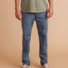 New * Marine Layer Discounts Saturday Pant Slim Fit Slate Blue