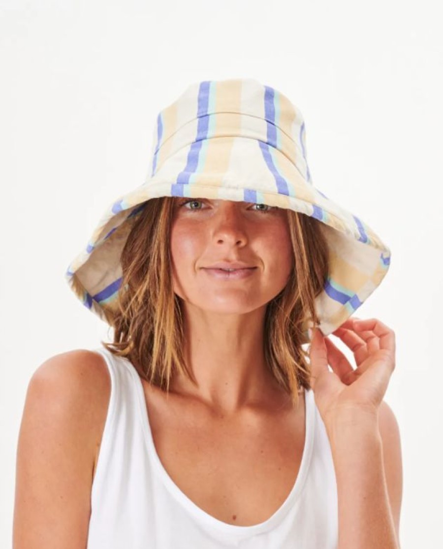 Clearance * Rip Curl Best Quality Tres Cool Upf Sun Hat- Multicolor