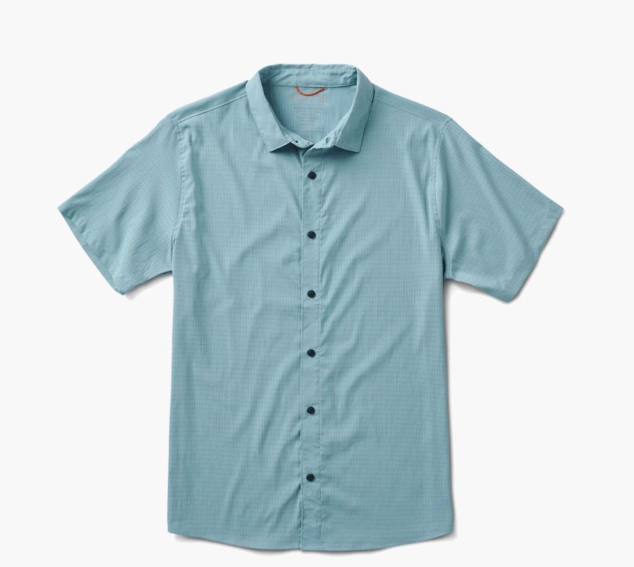 Clearance * Roark Sale Online Bless Up Breathable Stretch Shirt Aqua 2