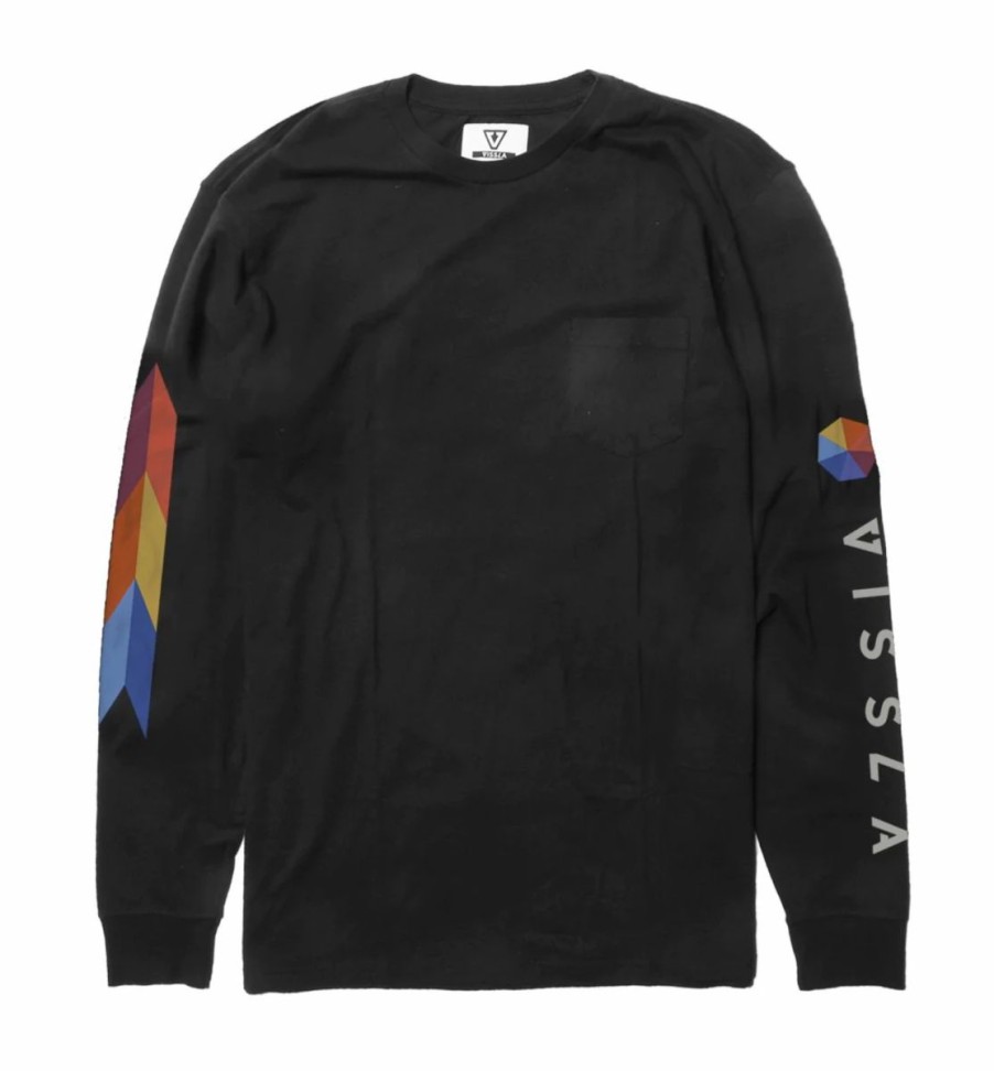 Best * Vissla Large Choice Spectrum Ls Pkt Tee Black