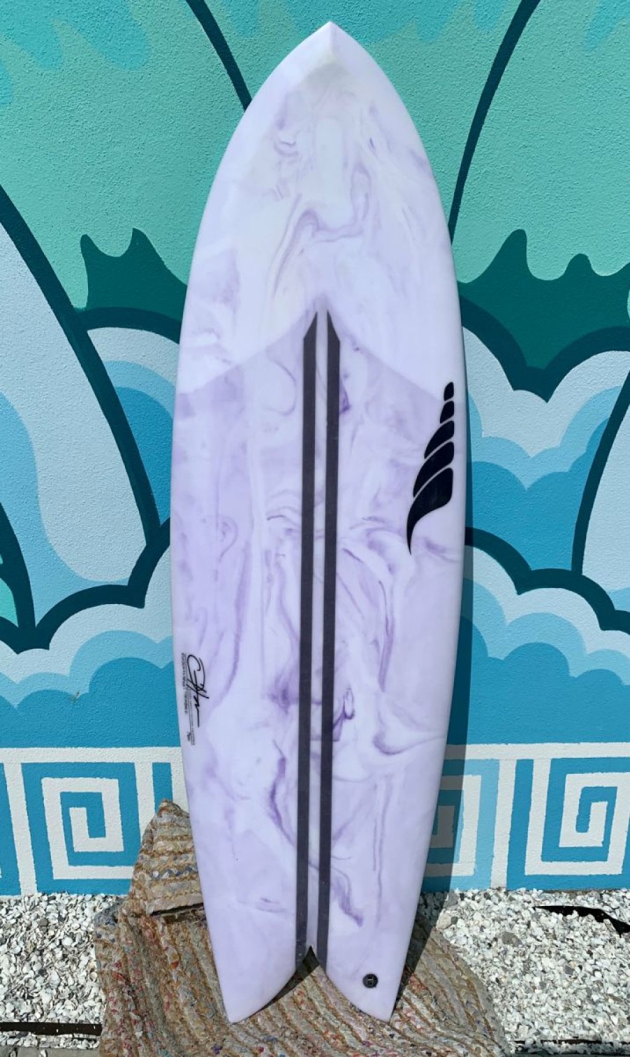 Online * Solid Surfboards Sale 5'6 Throwback Deep Purple