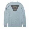 Online * Vissla Discounts Insignia Ls Pocket Tee Ice Blue