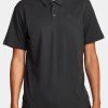 Online * Rvca Unique Ptc Pigment Polo Black