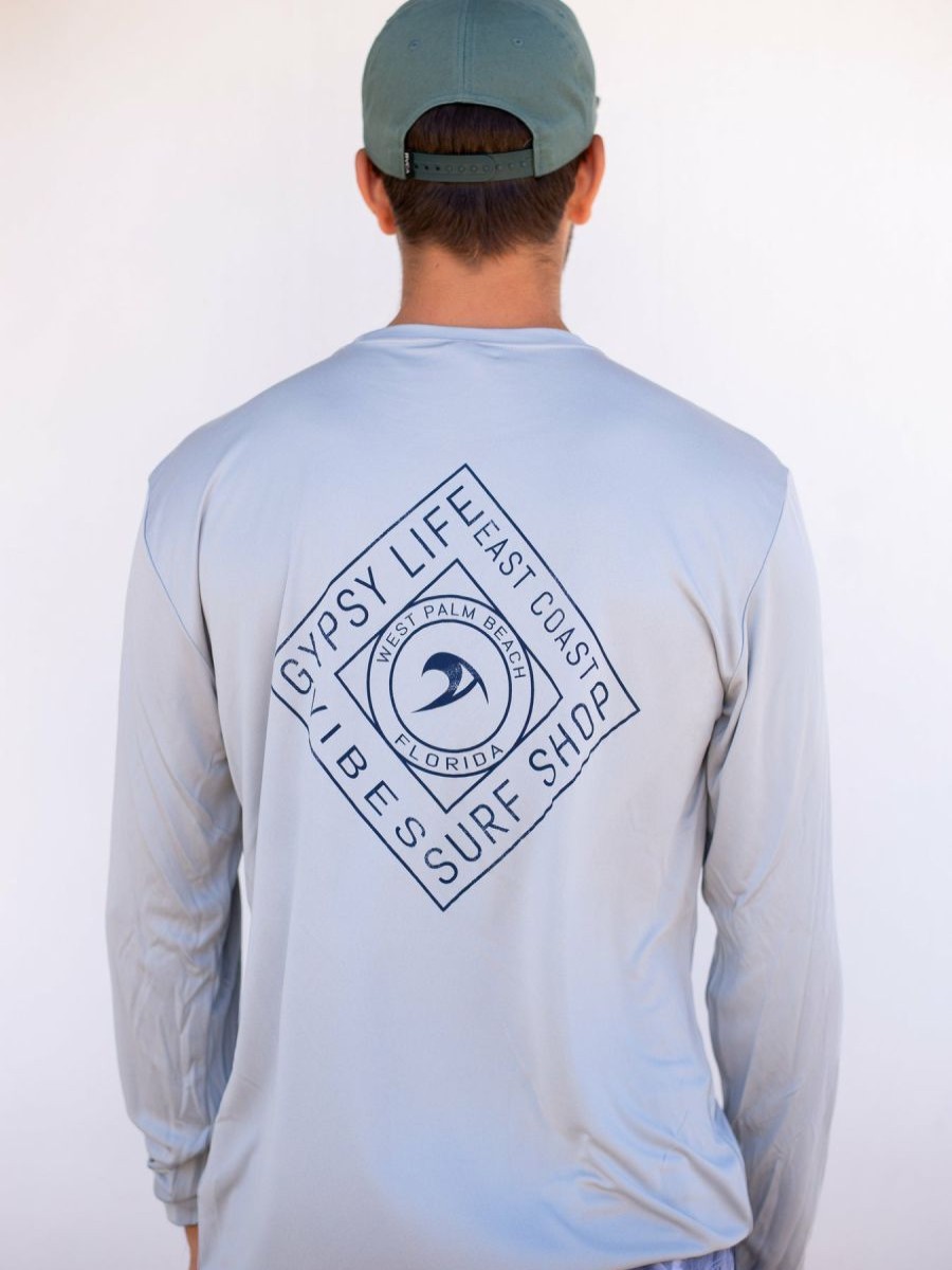 New * Gypsy Life Surf Shop Apparel Best-Selling Gypsy Life Diamond Babe Wave Gray