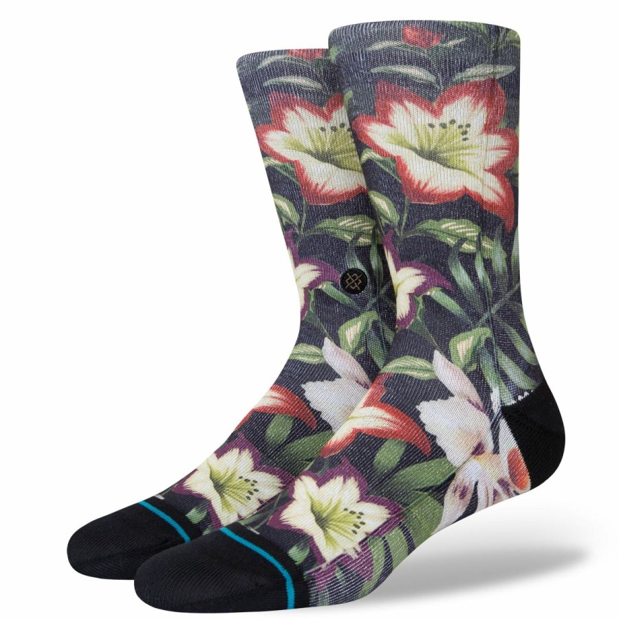 Wholesale * Stance Best-Selling Variegate Crew Socks Black