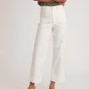 Wholesale * Marine Layer Free Delivery Bridget Slim Wide Leg Crop White