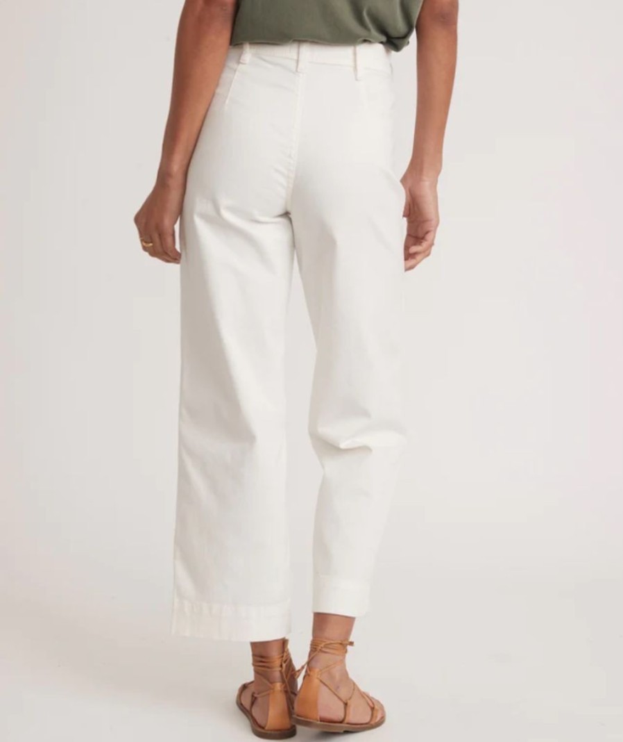 Wholesale * Marine Layer Free Delivery Bridget Slim Wide Leg Crop White