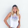 New * Gypsy Life Surf Shop Sale Online Gypsy Life Og Pink And Purple Tank Solid White