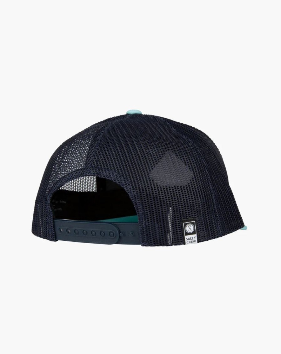 Clearance * Salty Crew Large Choice Sealine Retro Trucker Seafoam/Navy