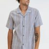 Wholesale * Rhythm. Large Choice Vacation Ss Shirt Multi Blue