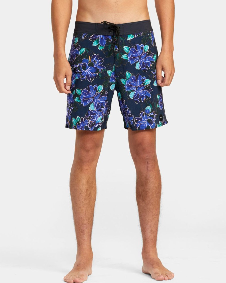 Hot * Rvca Best-Selling Restless Boardshort Midnight Black