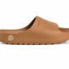 Hot * Freestyle Unique Cloud 9 Slide Tan