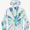 Best * Rvca Sale Trippy Snail Tie-Dye Pullover Hoodie White Tie-Dye