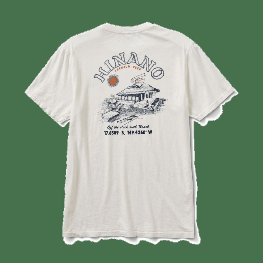 Wholesale * Roark Special Hinano Happy Hour Premium Tee Off White