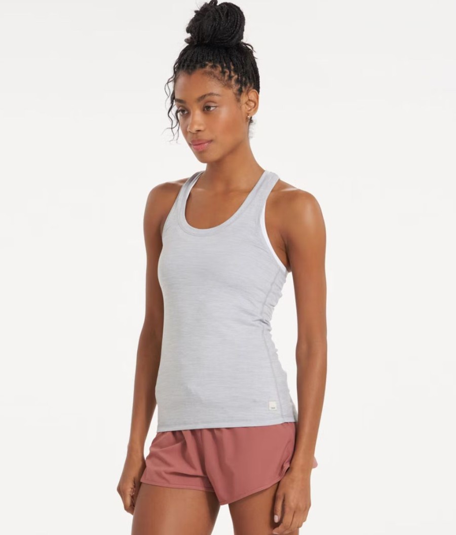 New * Vuori Hot Sell Lux Performance Tank Platinum Heather