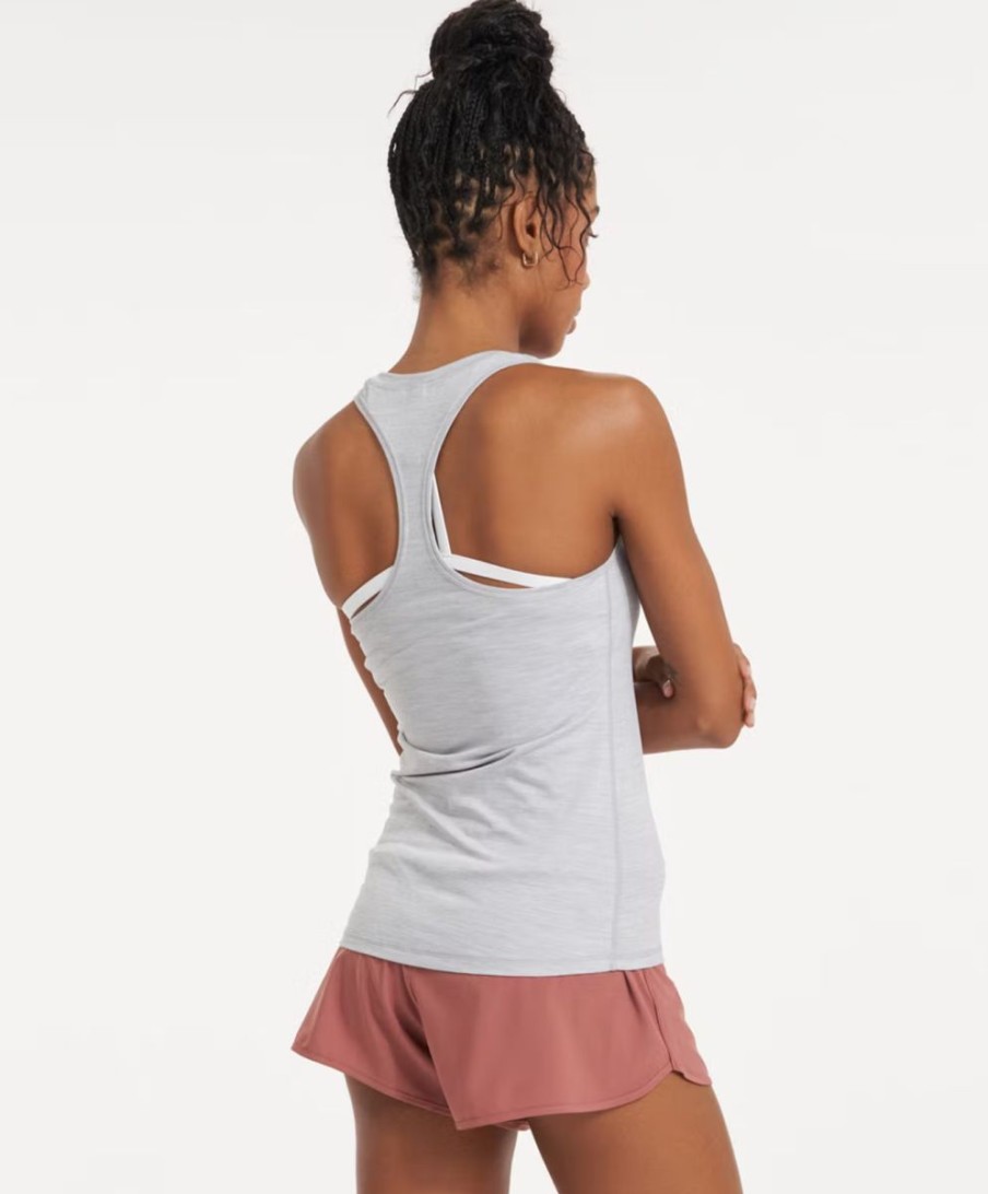 New * Vuori Hot Sell Lux Performance Tank Platinum Heather