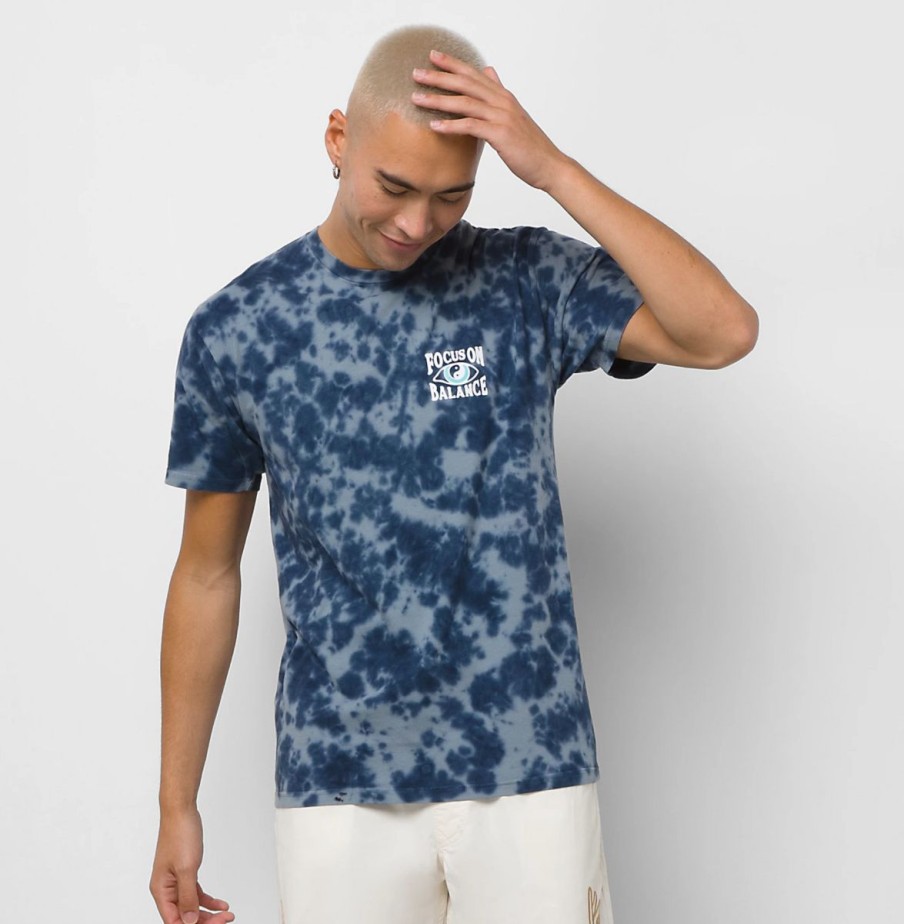 Online * Vans Sale Focus On Balance Tie Die Tee Stormy Weather / Dress Blues