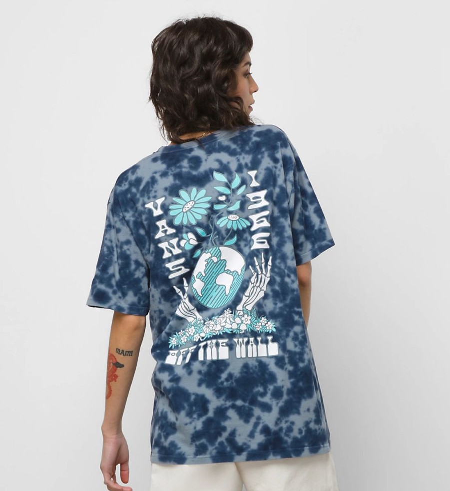 Online * Vans Sale Focus On Balance Tie Die Tee Stormy Weather / Dress Blues