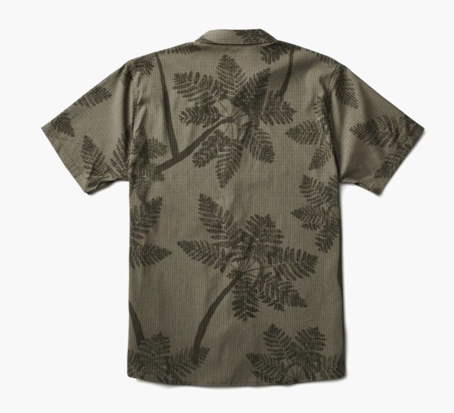 New * Roark Special Bless Up Mechanical Stretch Shirt Light Army