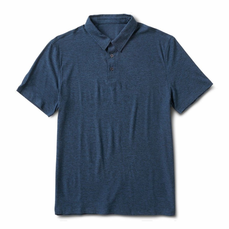 Hot * Vuori Free Delivery Strato Tech Polo Navy Heather