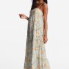 Clearance * Billabong Best-Selling Distant Shores Midi Dress Pure Aqua