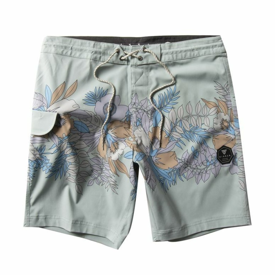 New * Vissla Large Choice E Komo Mai 18.5 Boardshort Agave