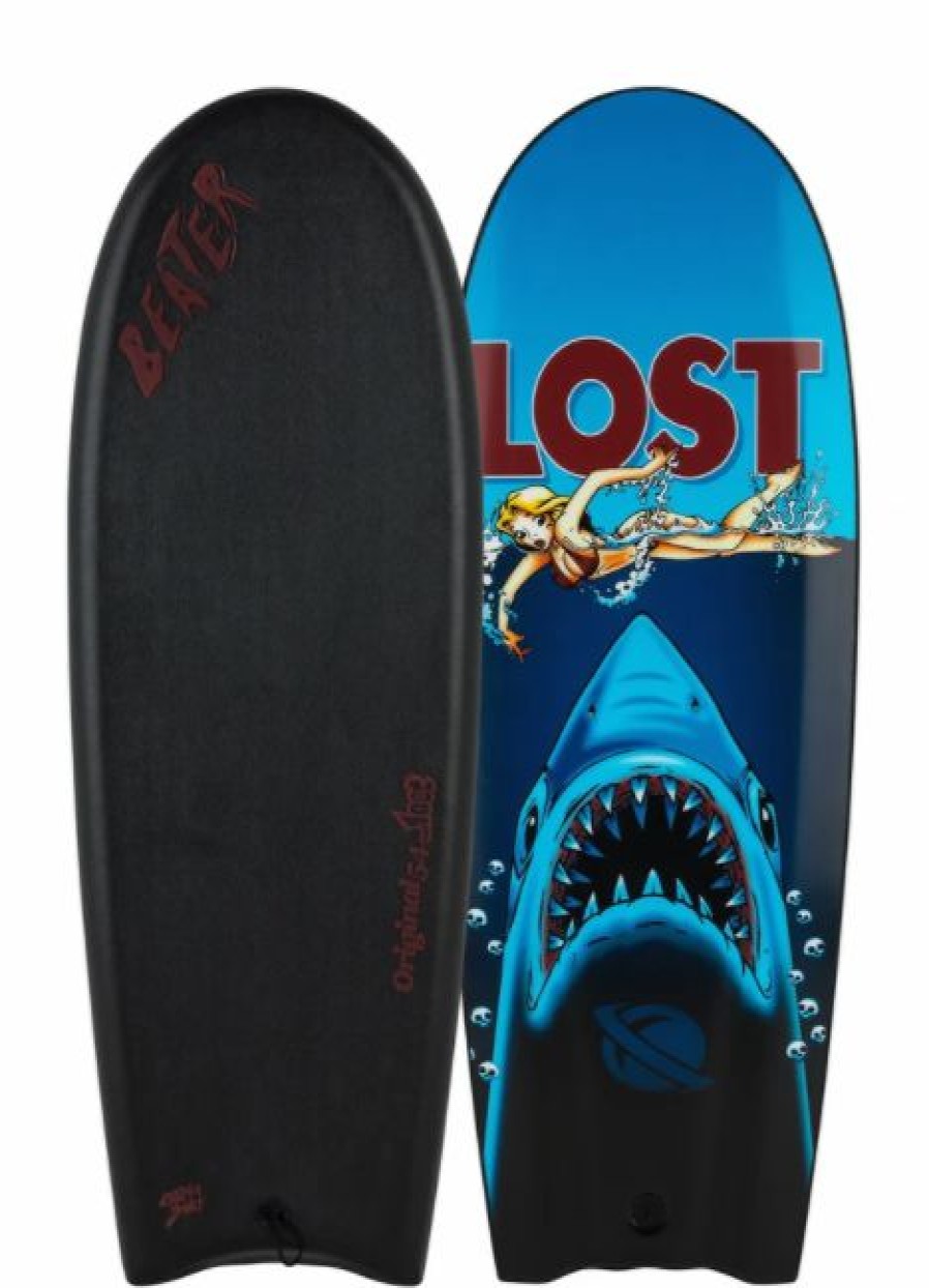 Wholesale * Catch Surfboard Co. Quick Delivery Beater Original 54 Finless Lost Edition Black X Shark Attack