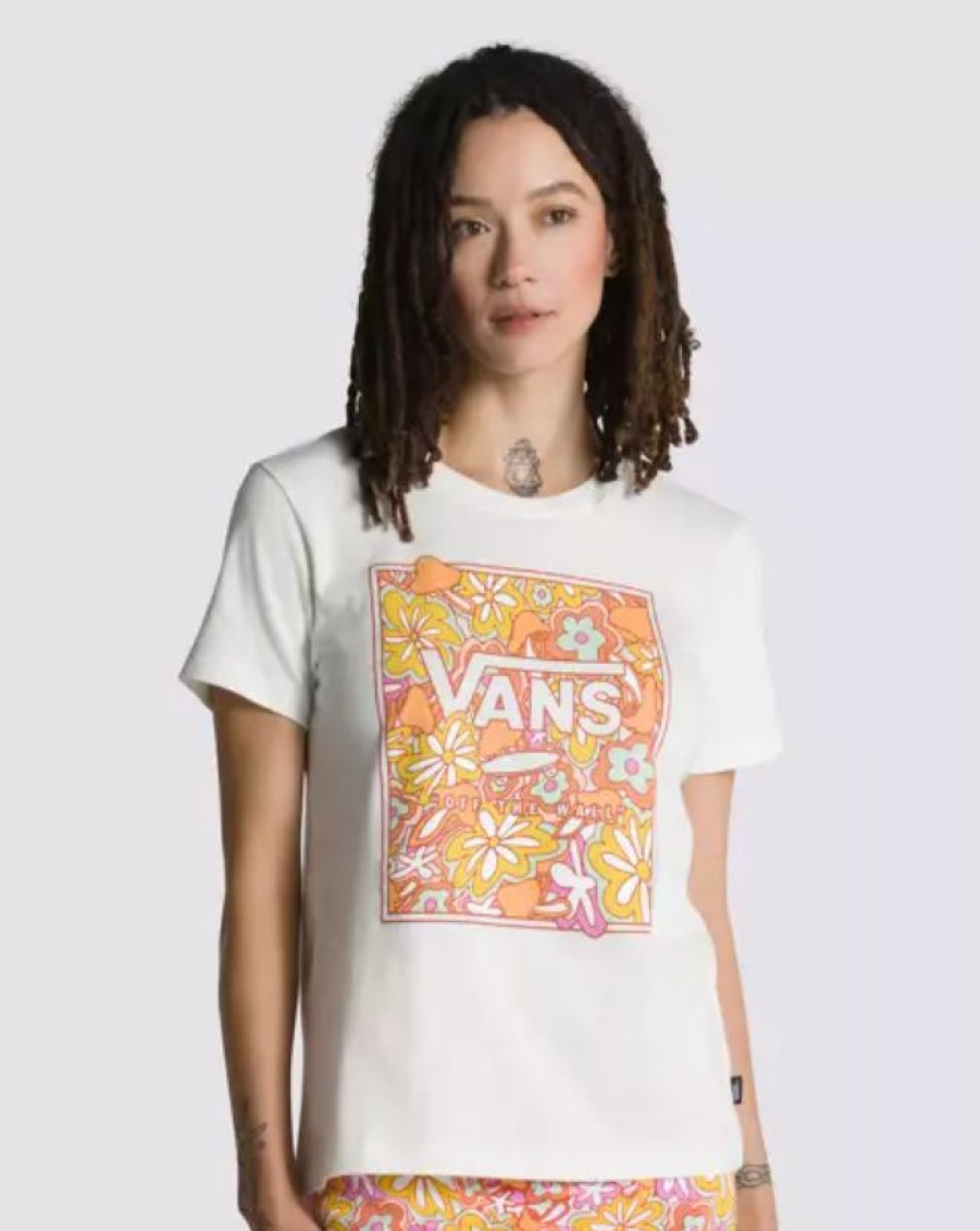 Best * Vans Exquisite Gifts Resort Floral Box Tee Fill Marshmallow