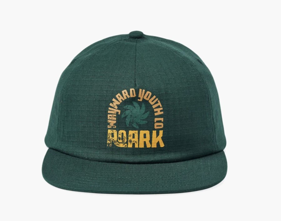 Wholesale * Roark Special Wayward Youth 5 Panel Strapback Hat Spruce Green