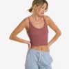 Hot * Vuori Hot Sell Rib Crop Tank Rosewood