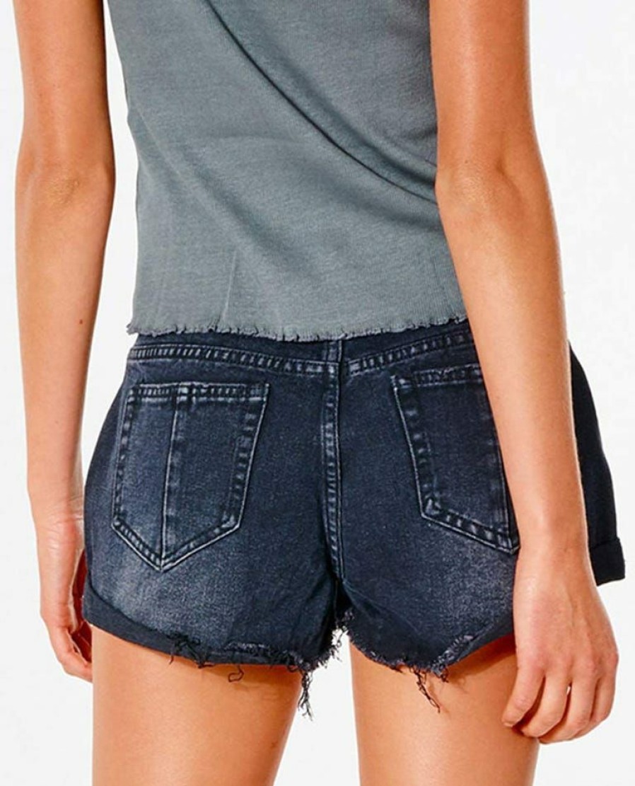 Best * Rip Curl Sale Amy Denim Short Ii Washed Black