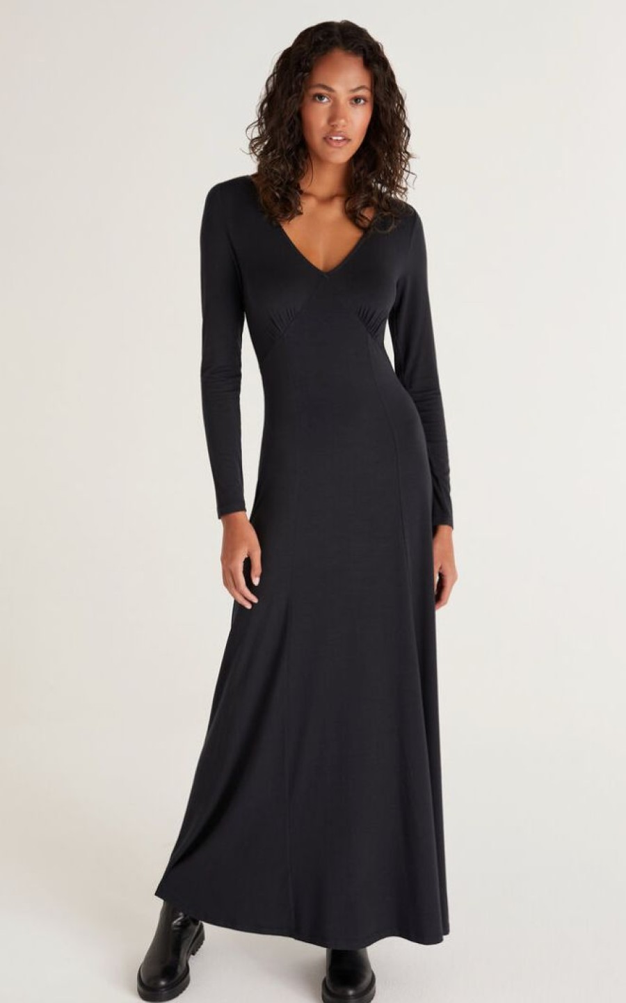 New * Z Supply Online Discount Grace Maxi Dress Black