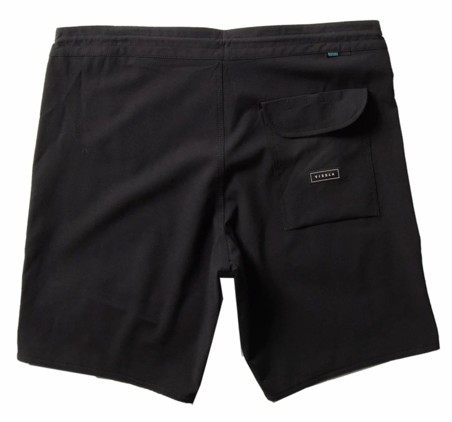 Hot * Vissla Free Delivery Solid Sets 18.5 Boardshort Black 3