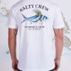 Online * Salty Crew Best-Selling Rooster Premium Tee White