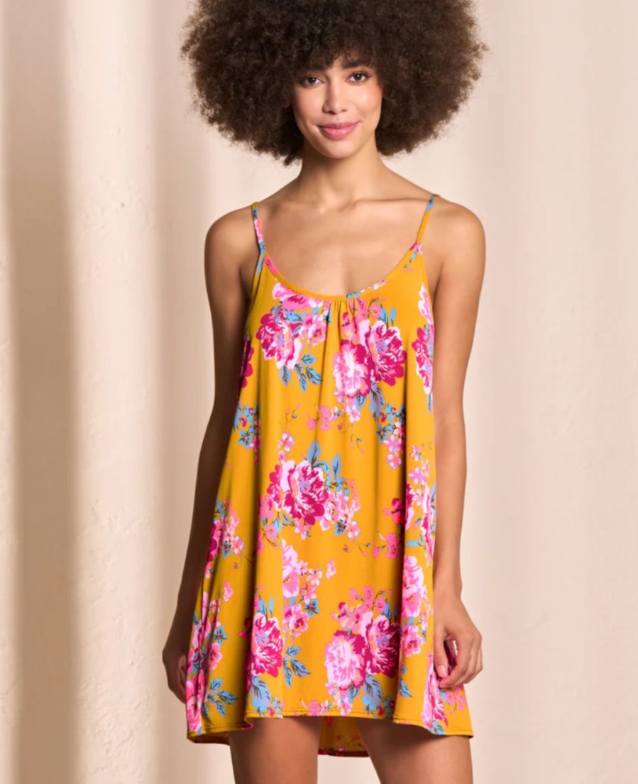 Online * Maaji 100% Guarantee Bouquet Gianna Short Dress Yellow